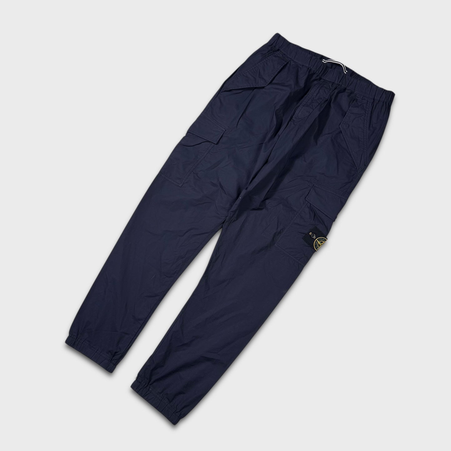 Stone Island Navy Tela Cargo Pants W36