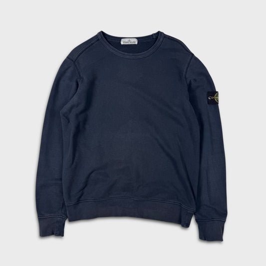 Stone Island Navy Crewneck Sweatshirt L