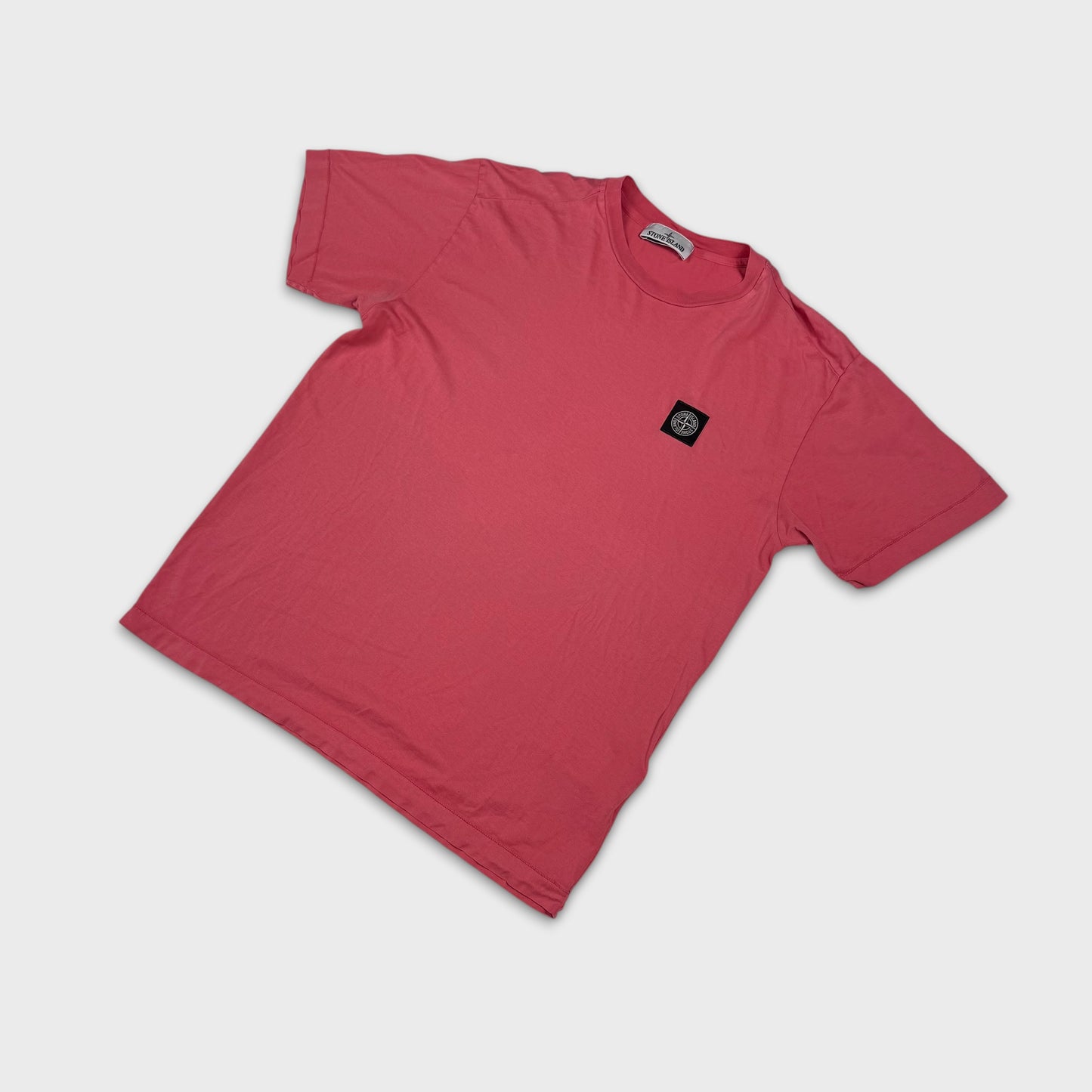 Stone Island Rose Pink Compass T-Shirt L