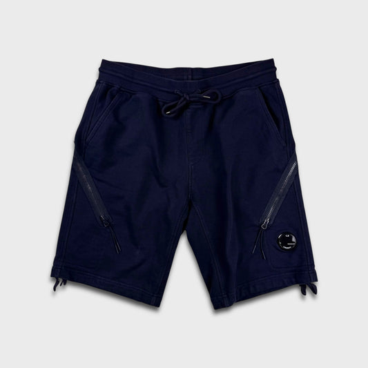 CP Company Asymmetrical Zipped Cotton Shorts M