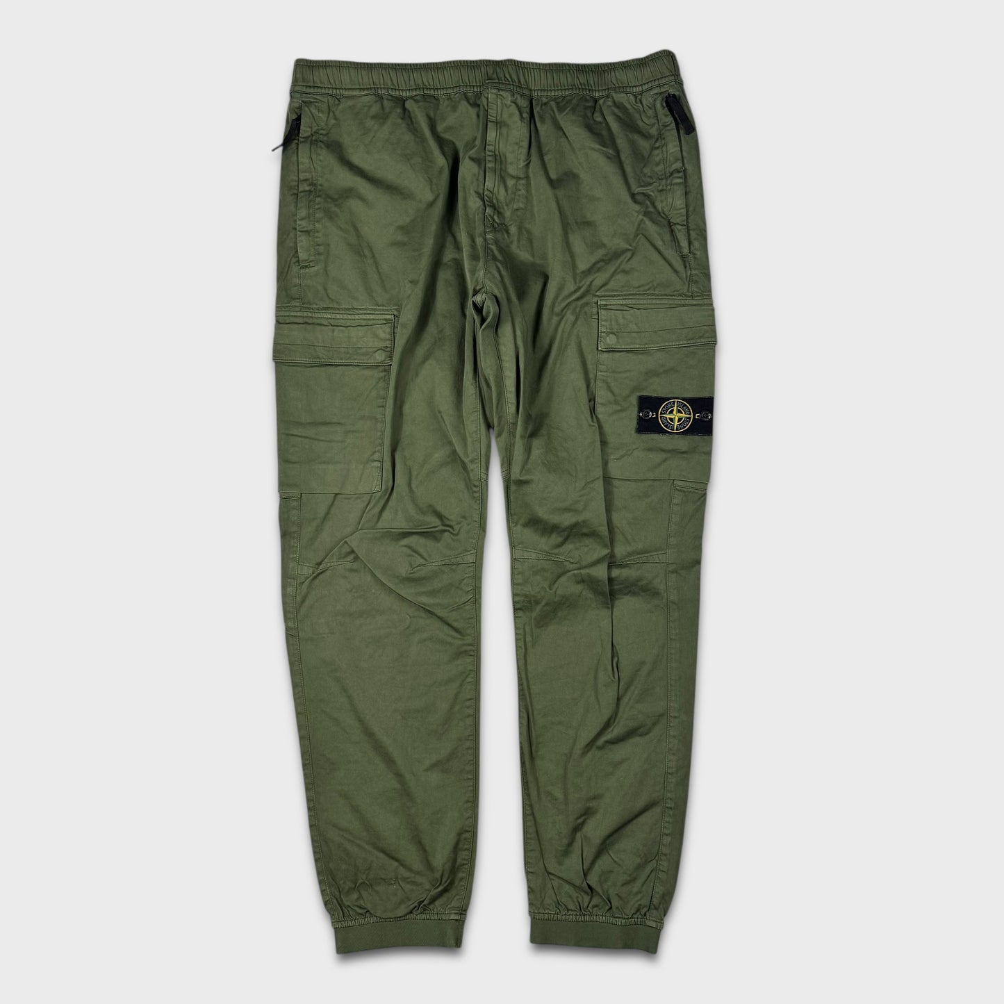 Stone Island Olive Cargo Pants W40