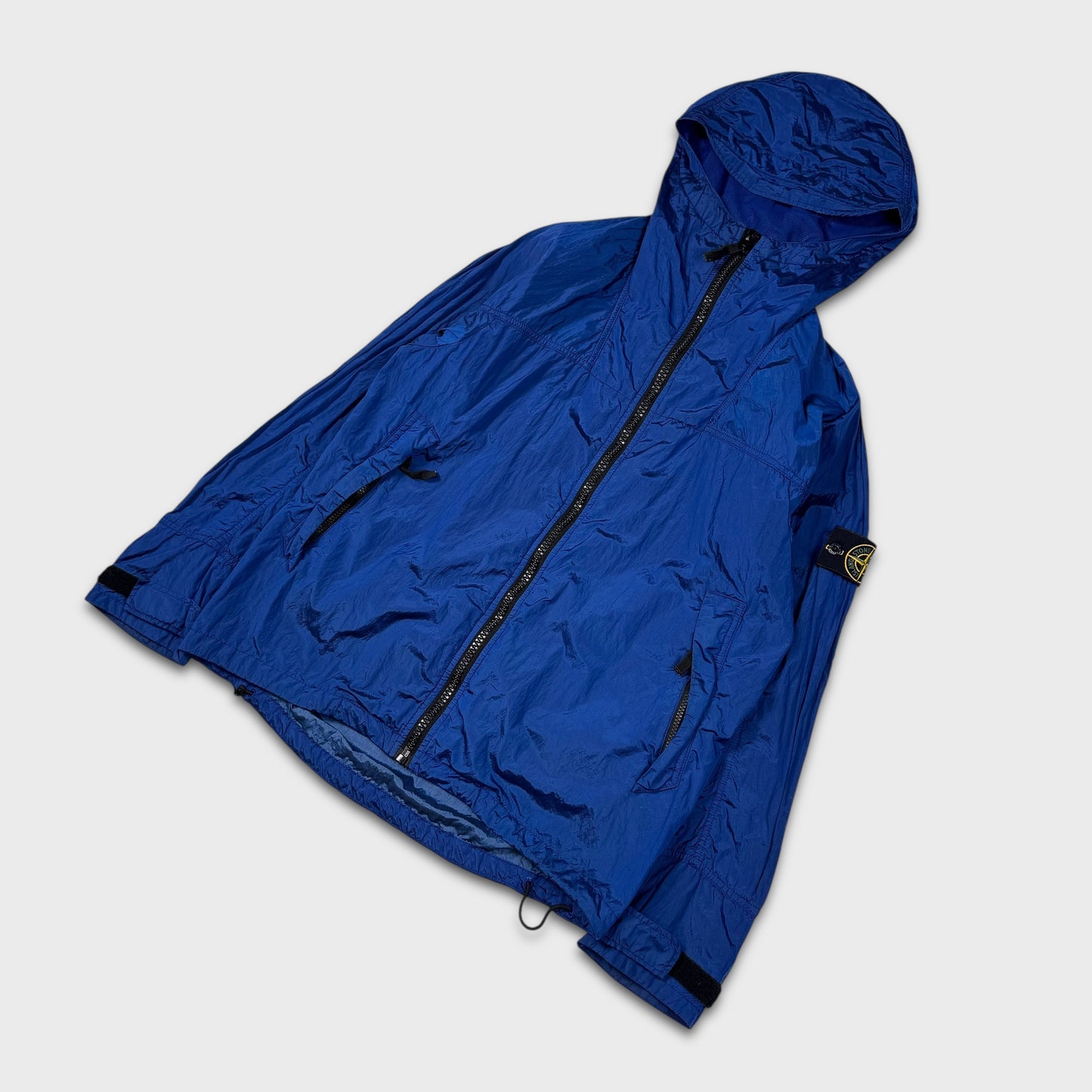 Stone Island Royal Blue Nylon Metal Watro Jacket L