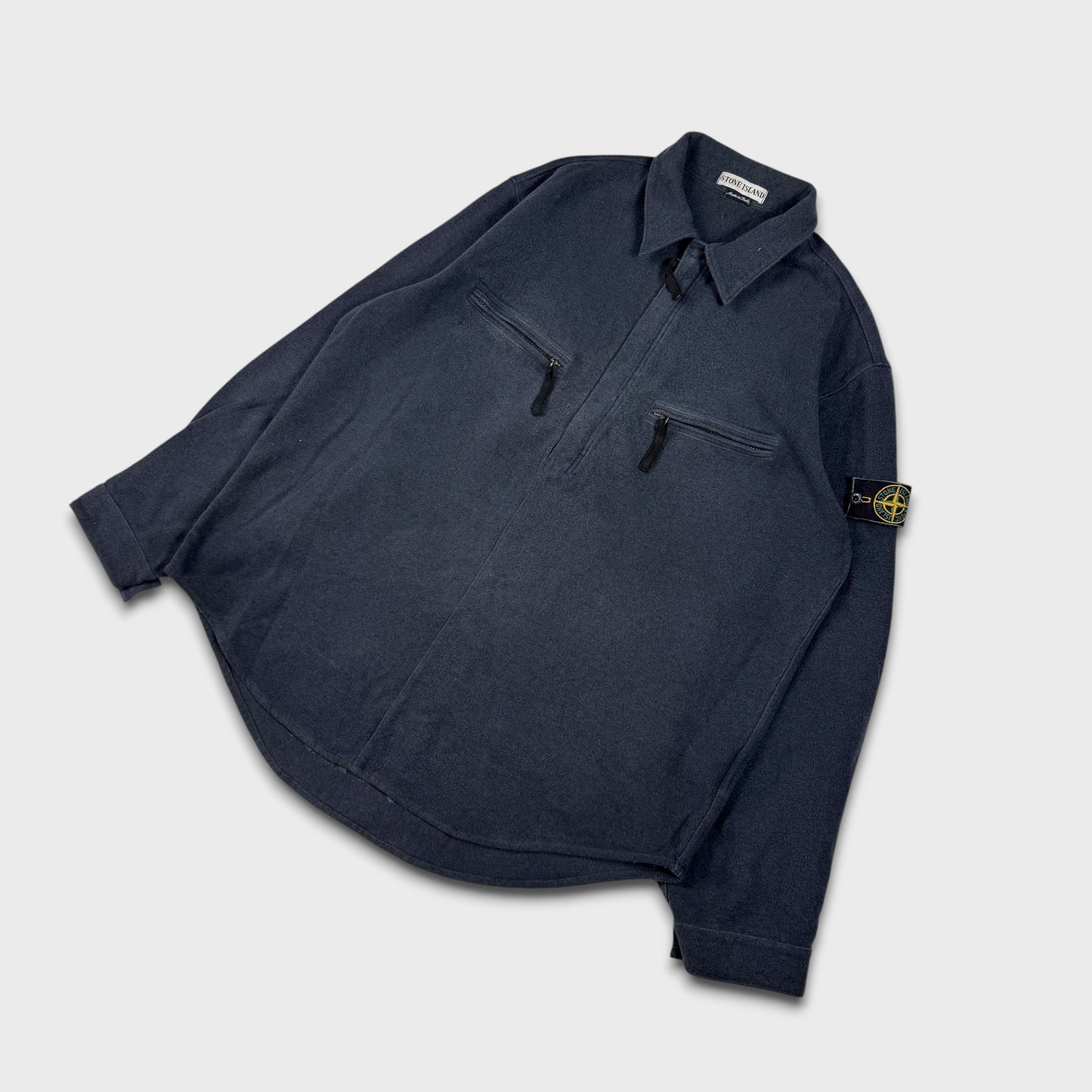 Stone Island AW1998 Wool Pullover Overshirt XL