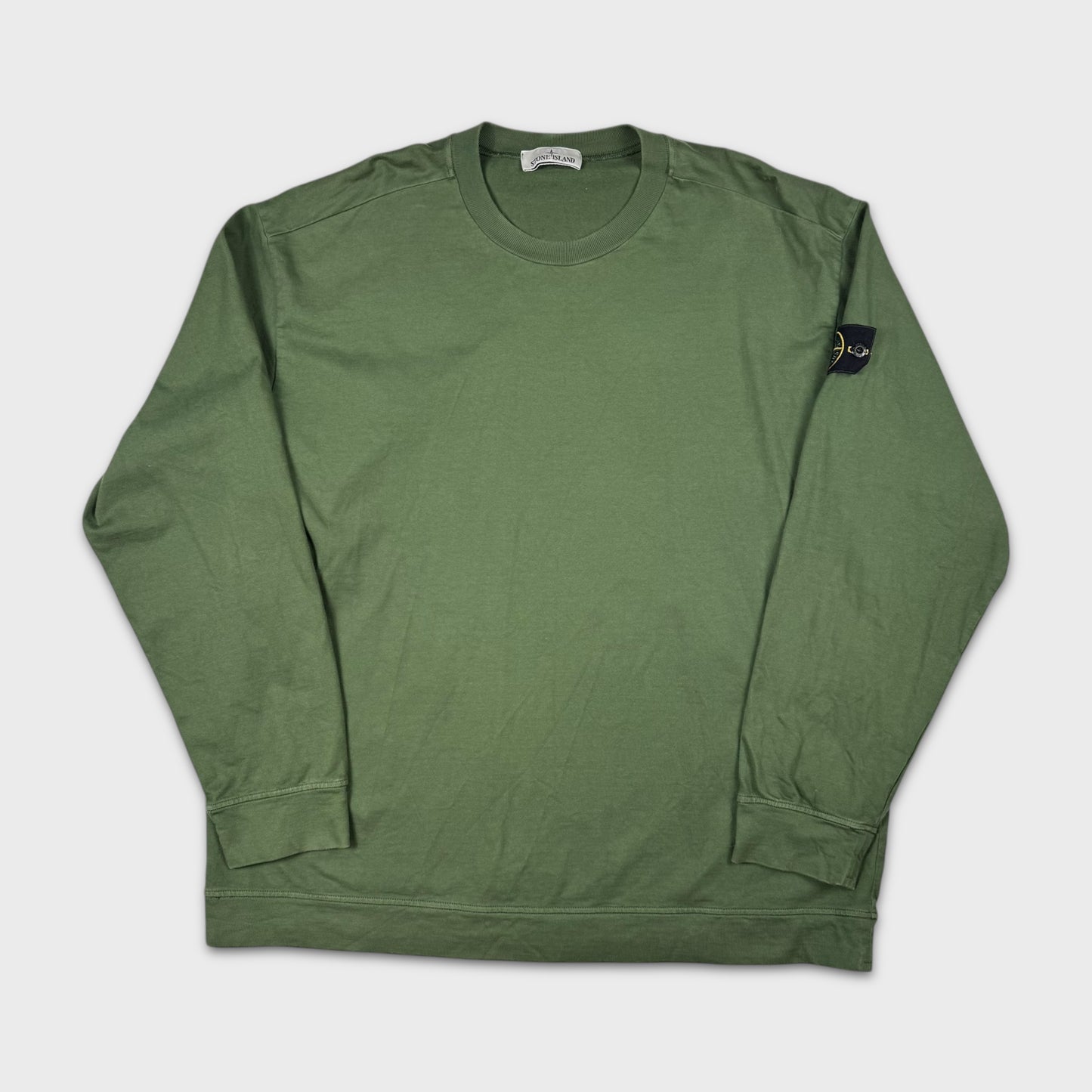Stone Island Olive Lightweight Crewneck 3XL