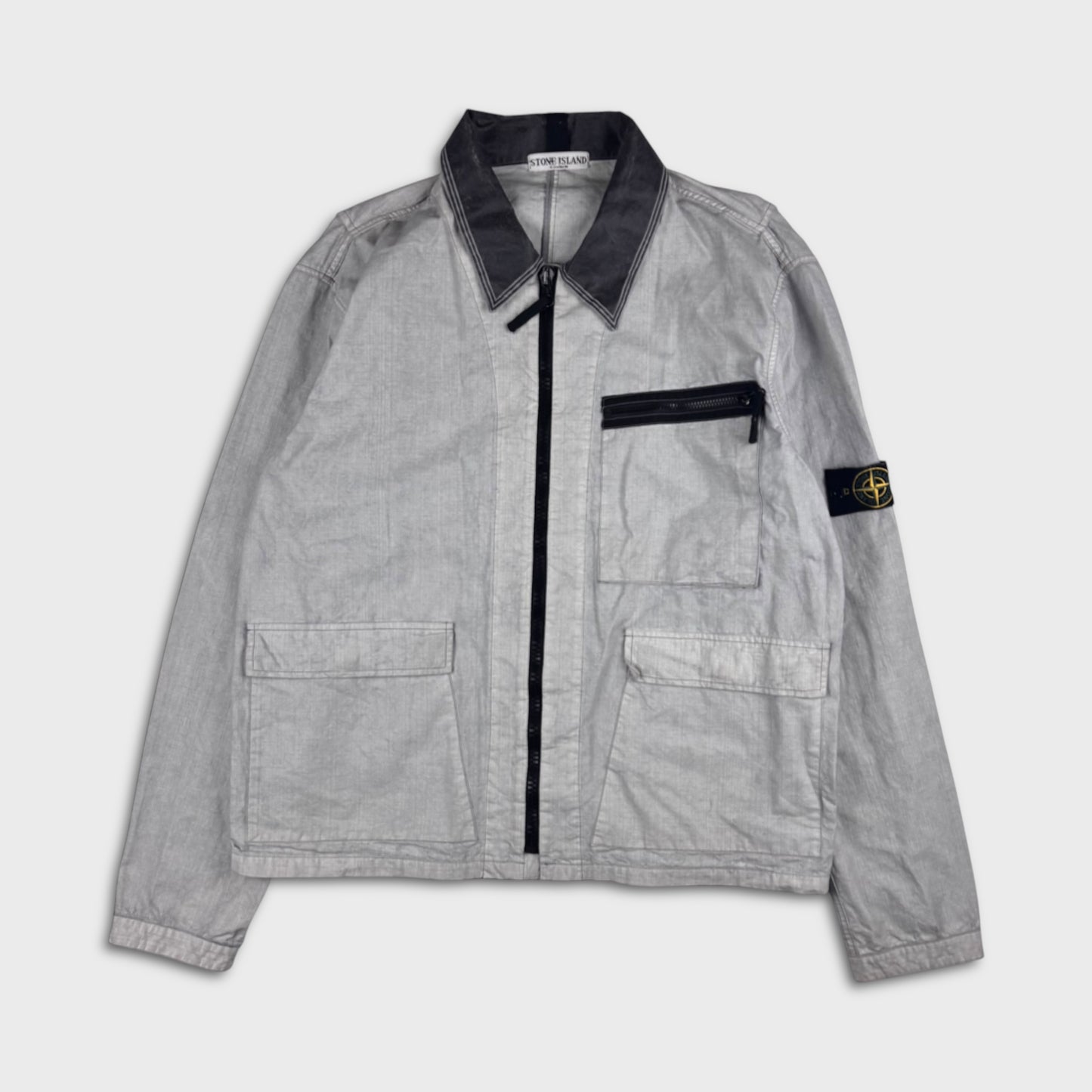 Stone Island 2004 Canvas Multipocket Jacket XXL