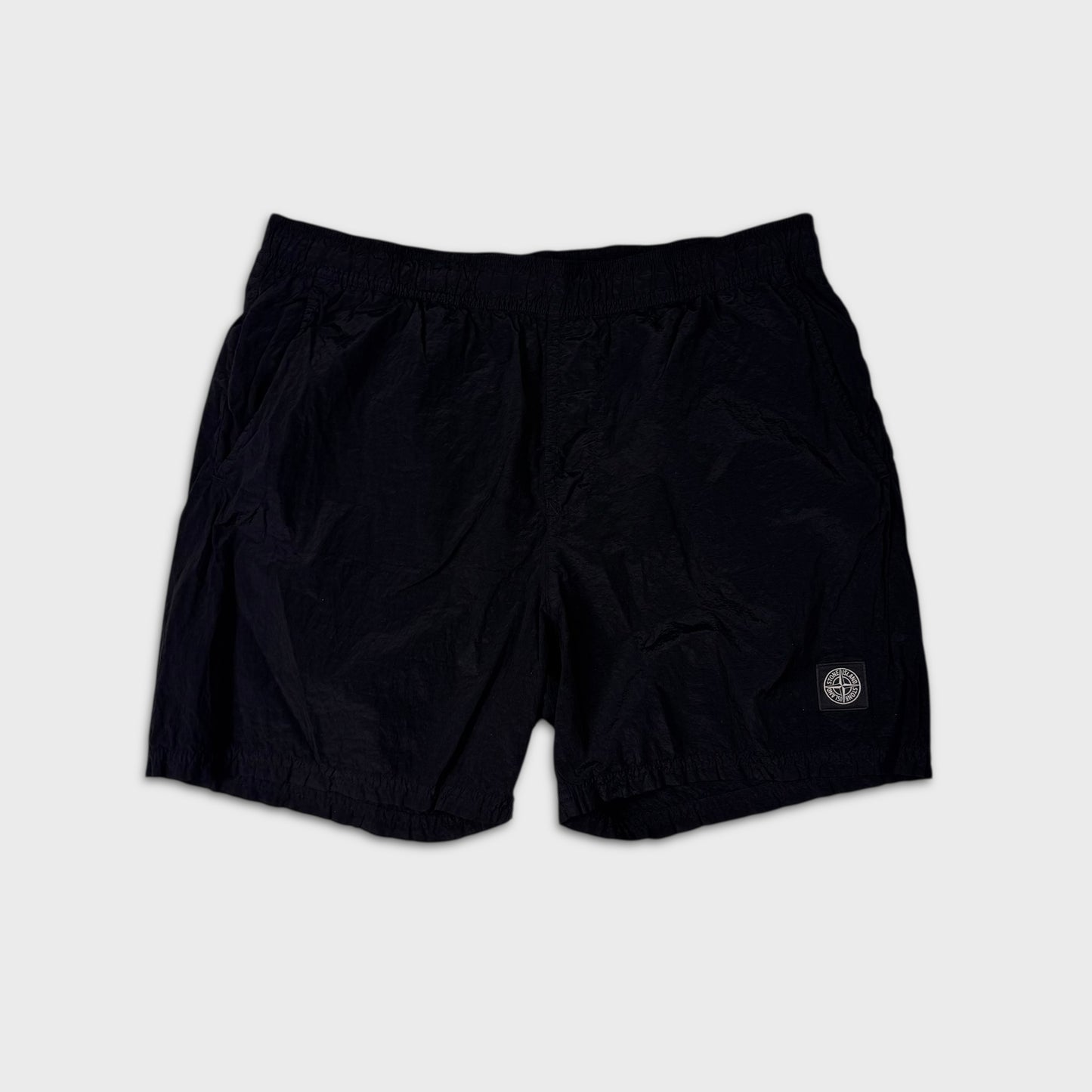 Stone Island Black Nylon Metal Shorts XL