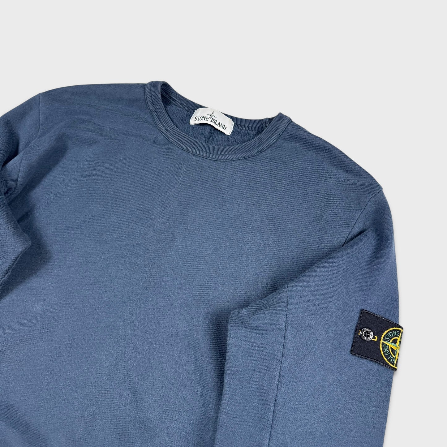 Stone Island Navy Crewneck Sweatshirt M