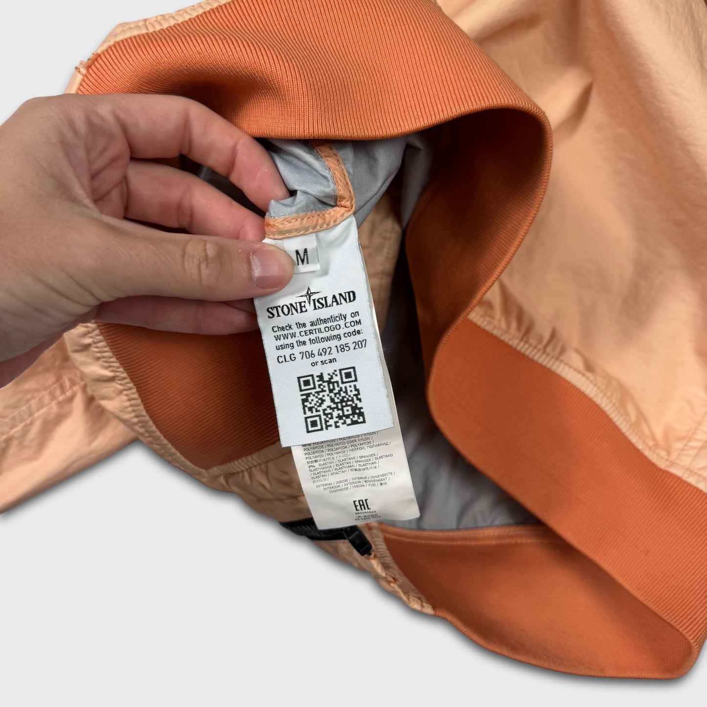 Stone Island Peach Membrana TC Jacket M