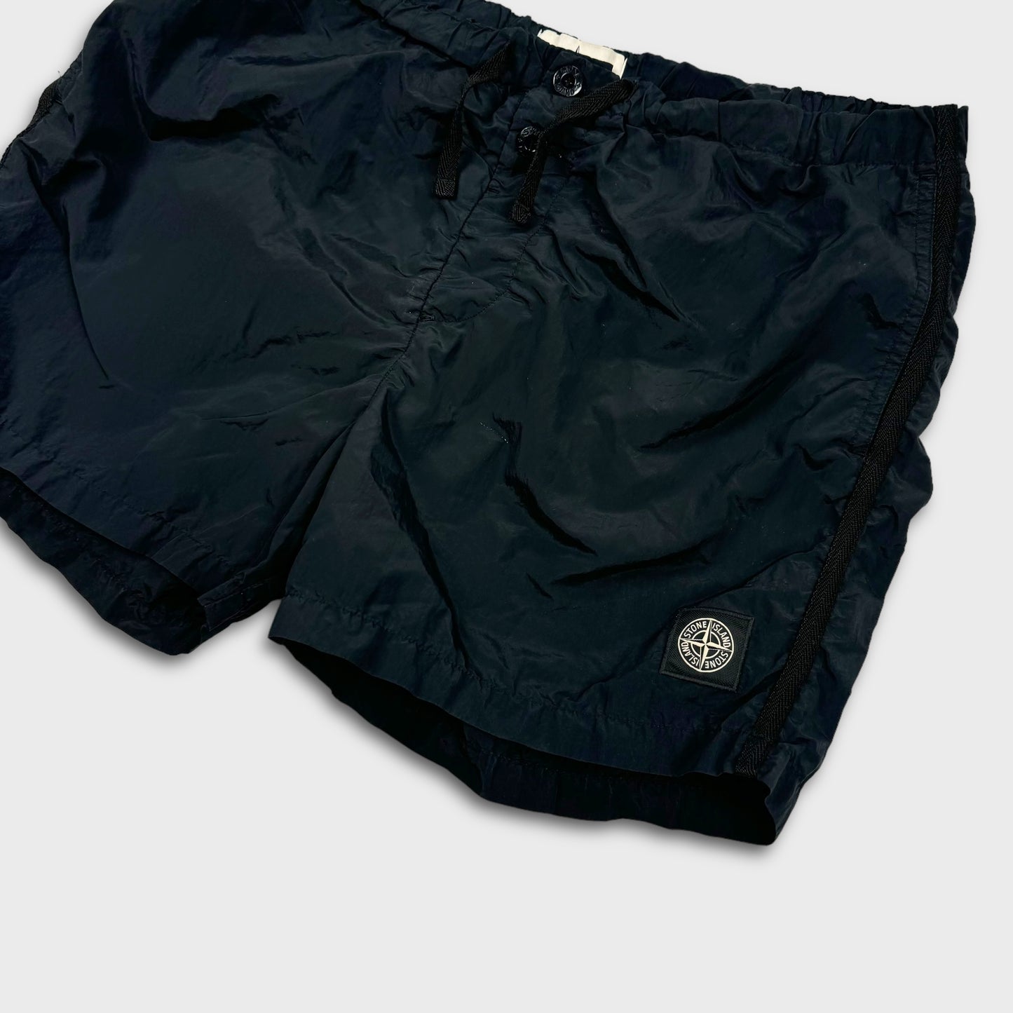 Stone Island Nylon Patch Swim Shorts L