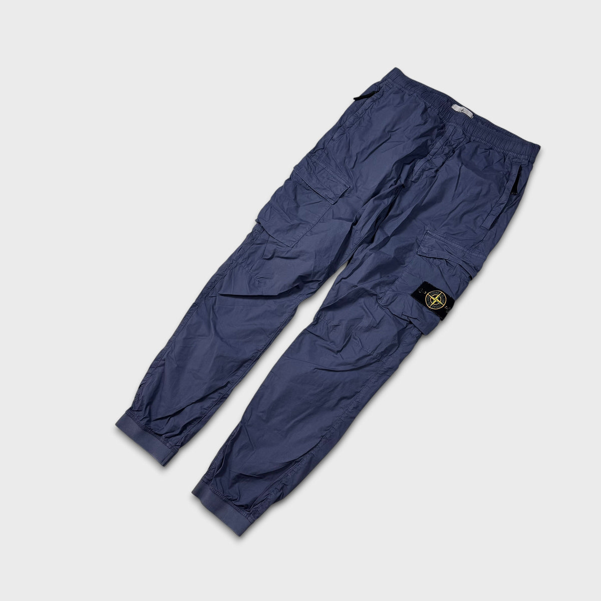 Stone Island Steel Blue Cargo Pants W32