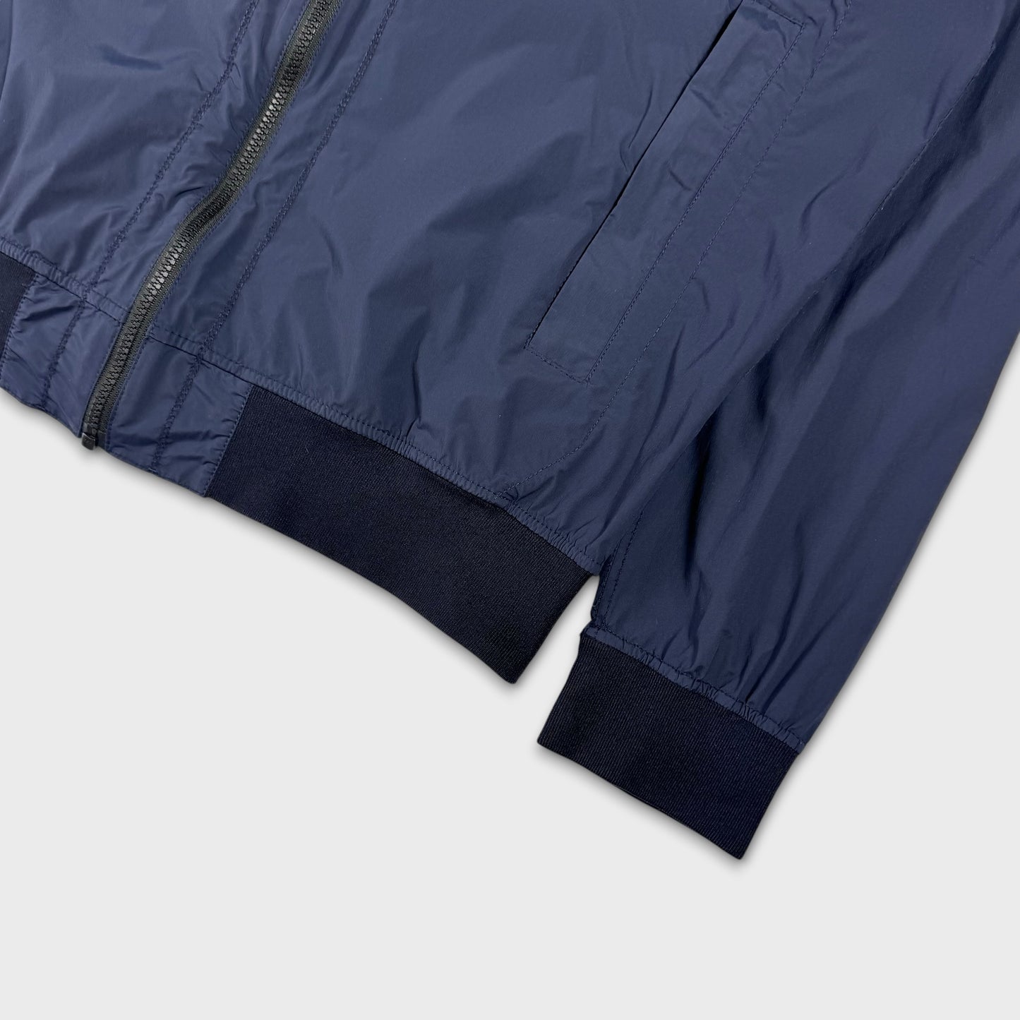 Stone Island Navy Skin Touch Nylon-TC Jacket XL