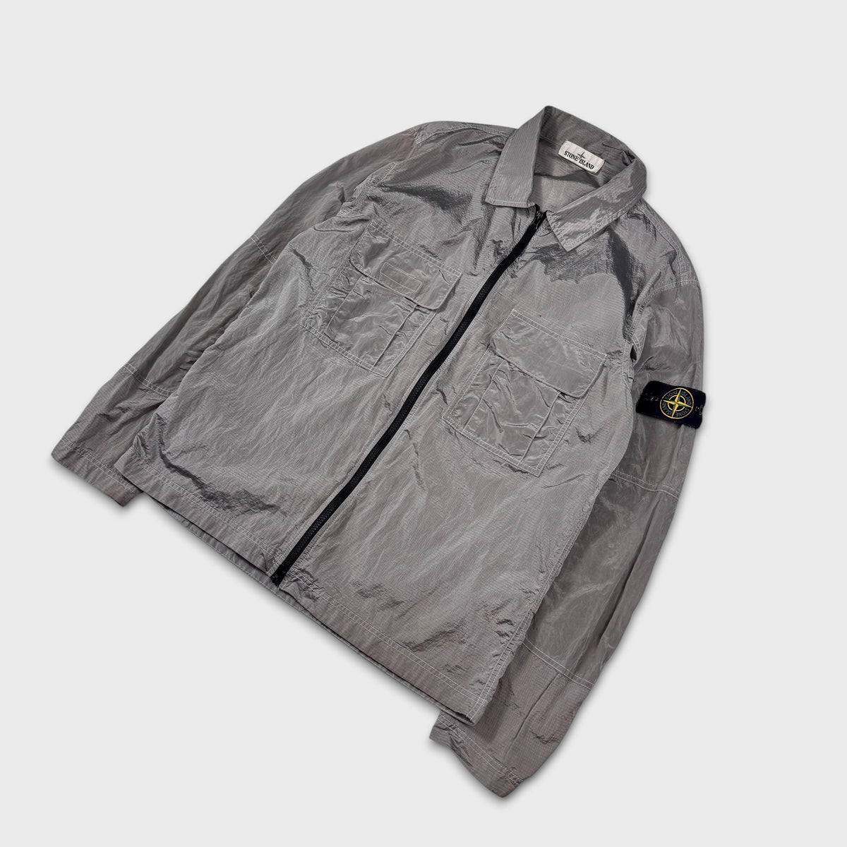 Stone Island Nylon Metal Full Zip Overshirt L