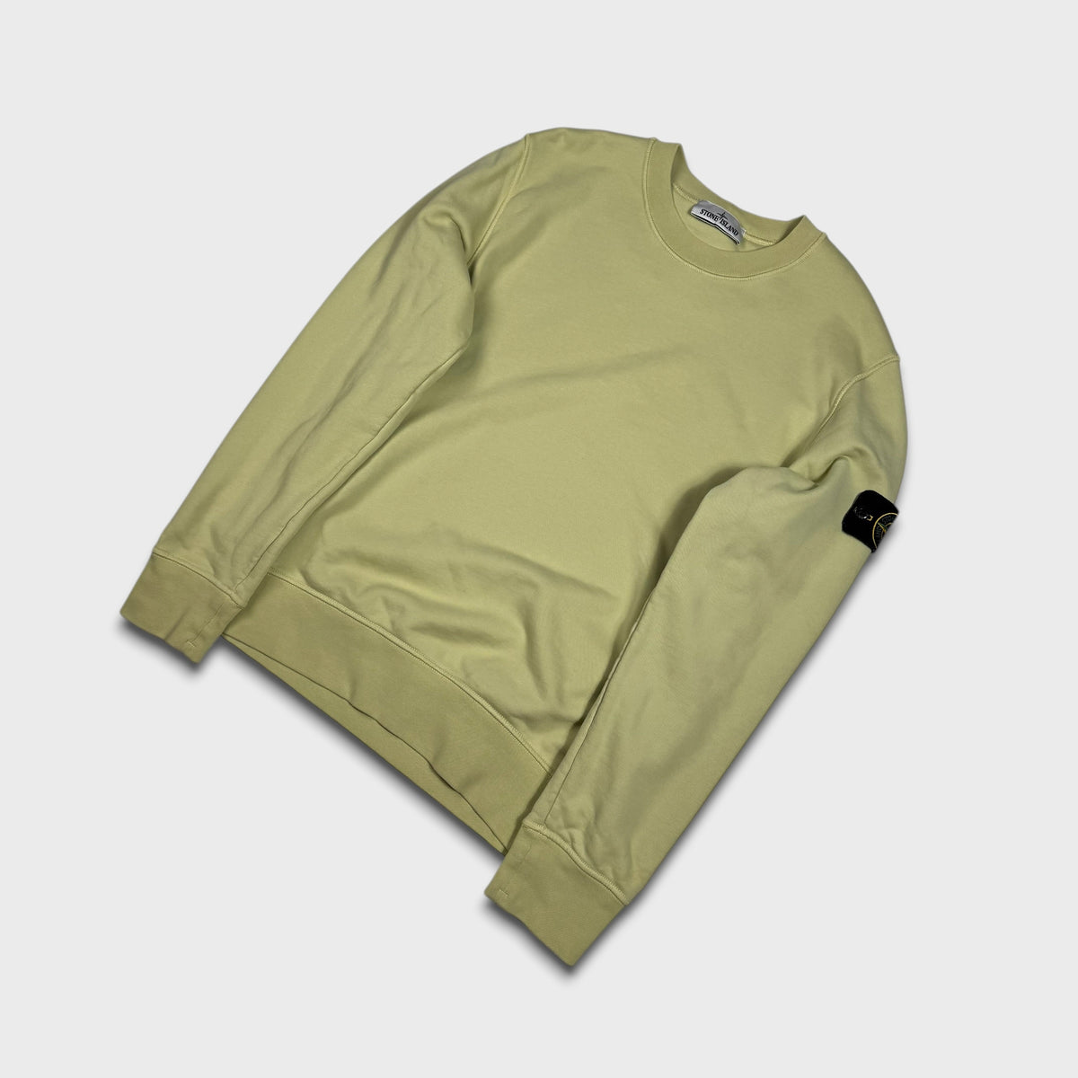 Stone Island Lime Crewneck Sweatshirt M