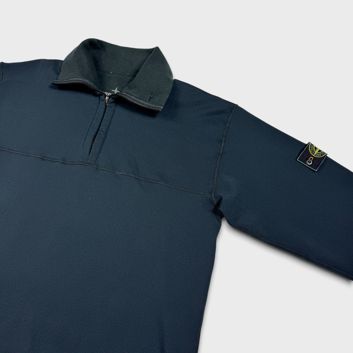 Stone Island 90’s Reversible Quarter Zip Fleece Jumper XL