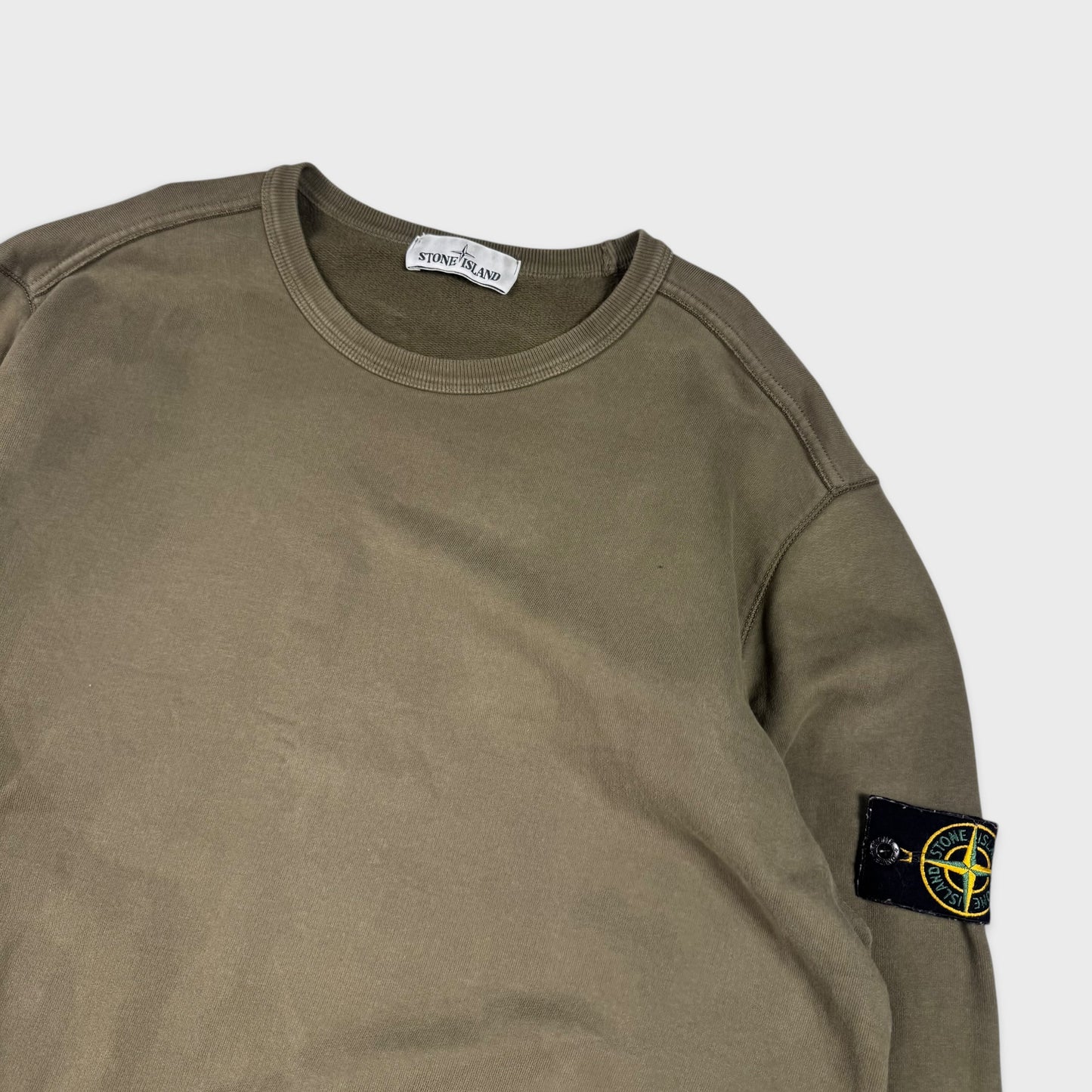Stone Island Olive Green Crewneck XL