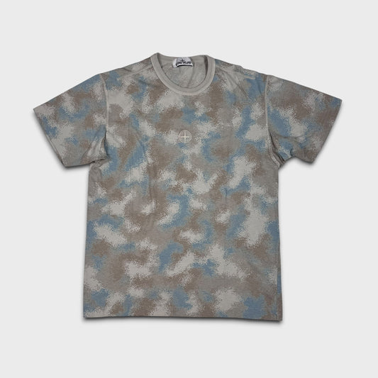 Stone Island Camo Compass T-Shirt L
