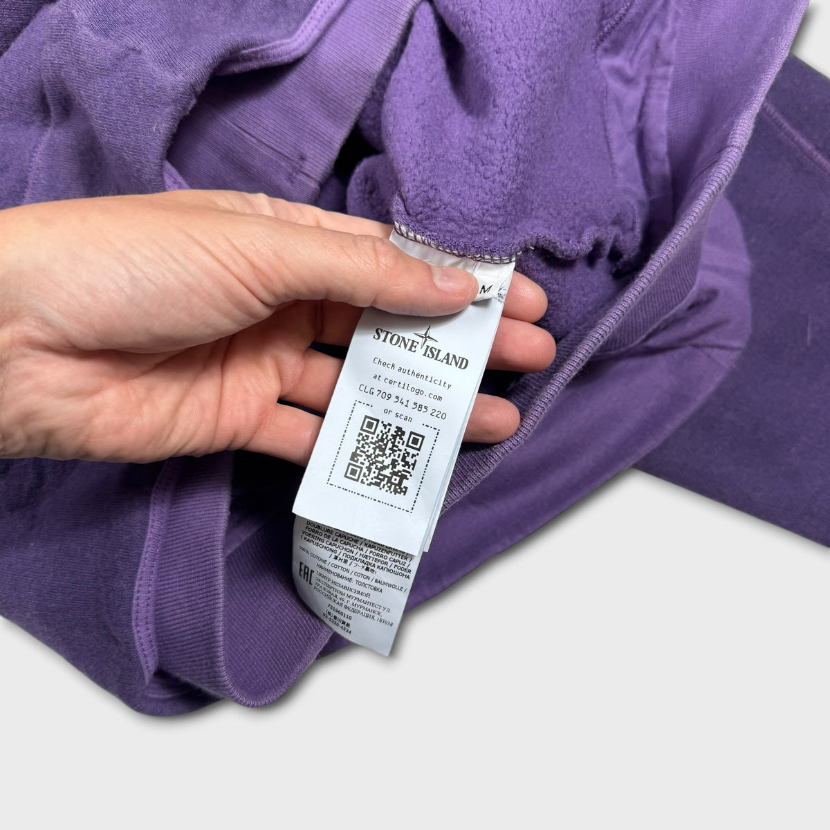 Stone Island Purple Shadow Project Hoodie M