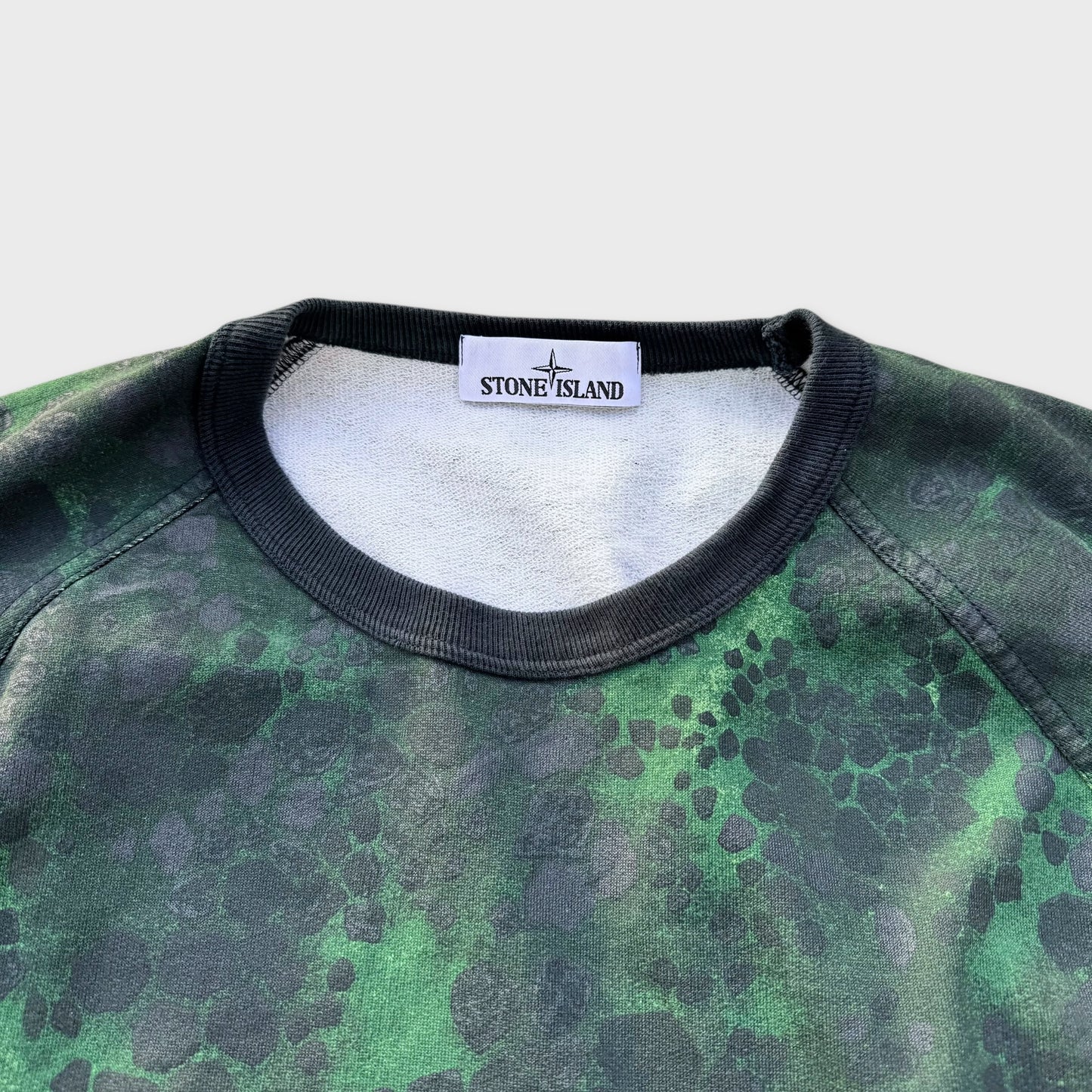 Stone Island Alligator Camo Crew + Shorts Set XXL / W36