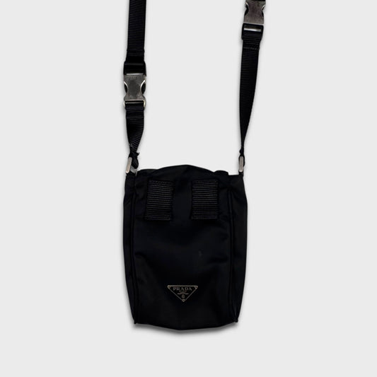 Prada Milano Mini Pouch Nylon Side Bag OS