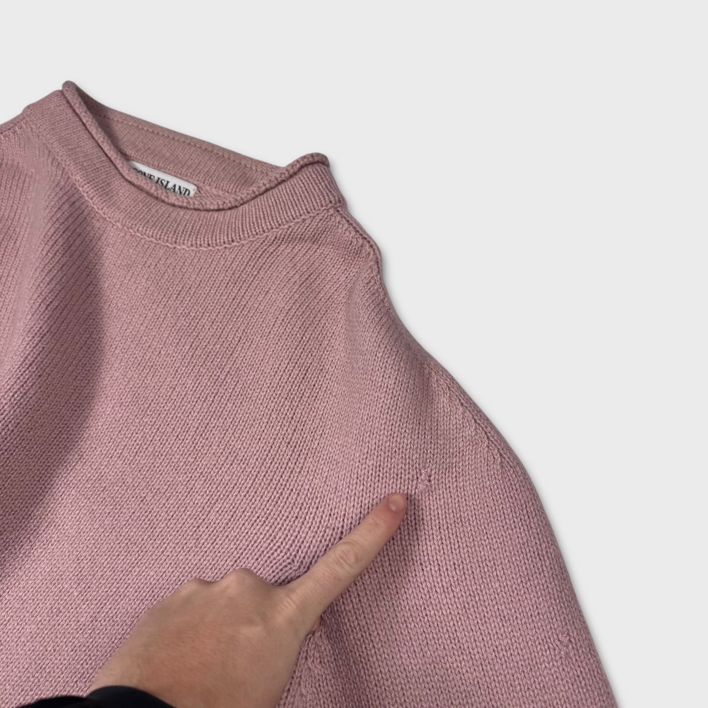 Stone Island 2000’s Dusty Pink Knit XXL