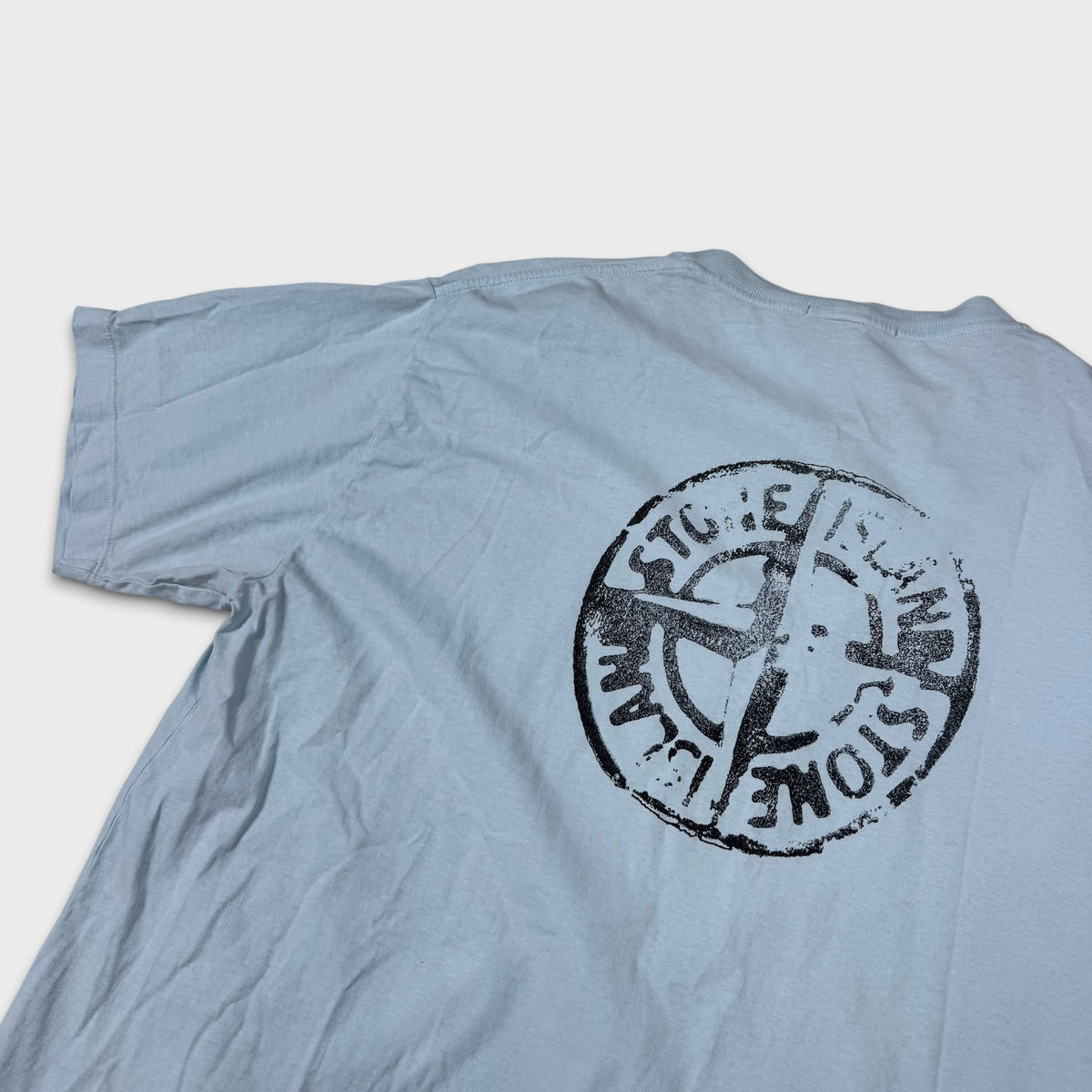 Stone Island Baby Blue Graphic T-Shirt 3XL