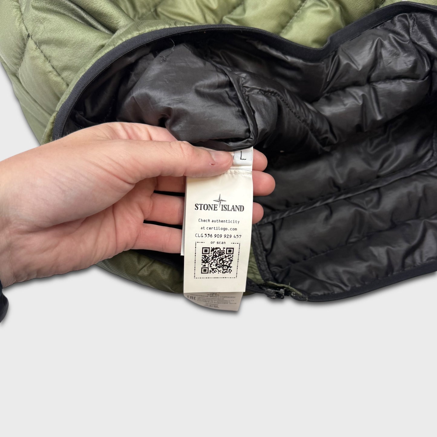 Stone Island Bio Ripstop Nylon Down Gilet Jacket L