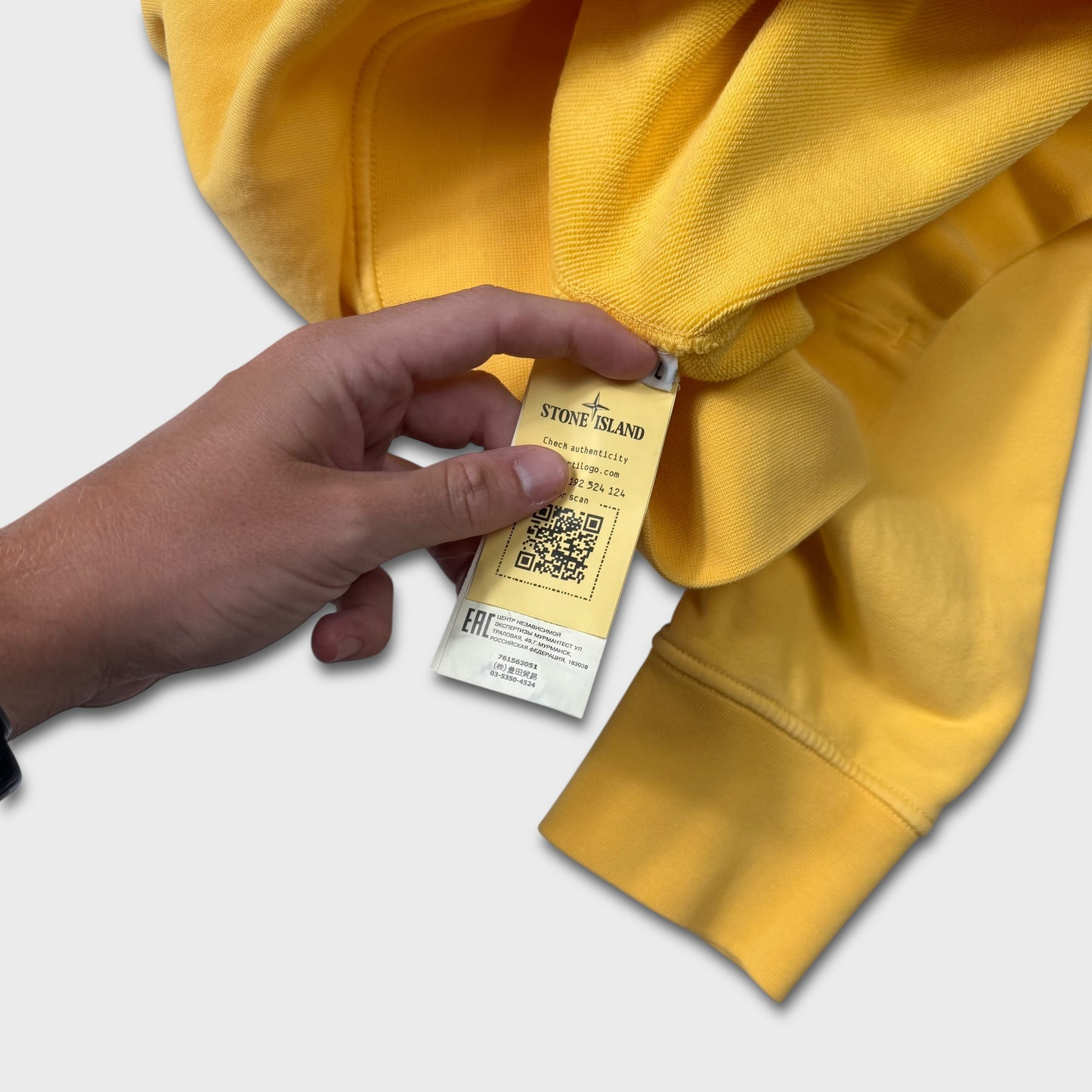 Stone Island Sunflower Yellow Crewneck L