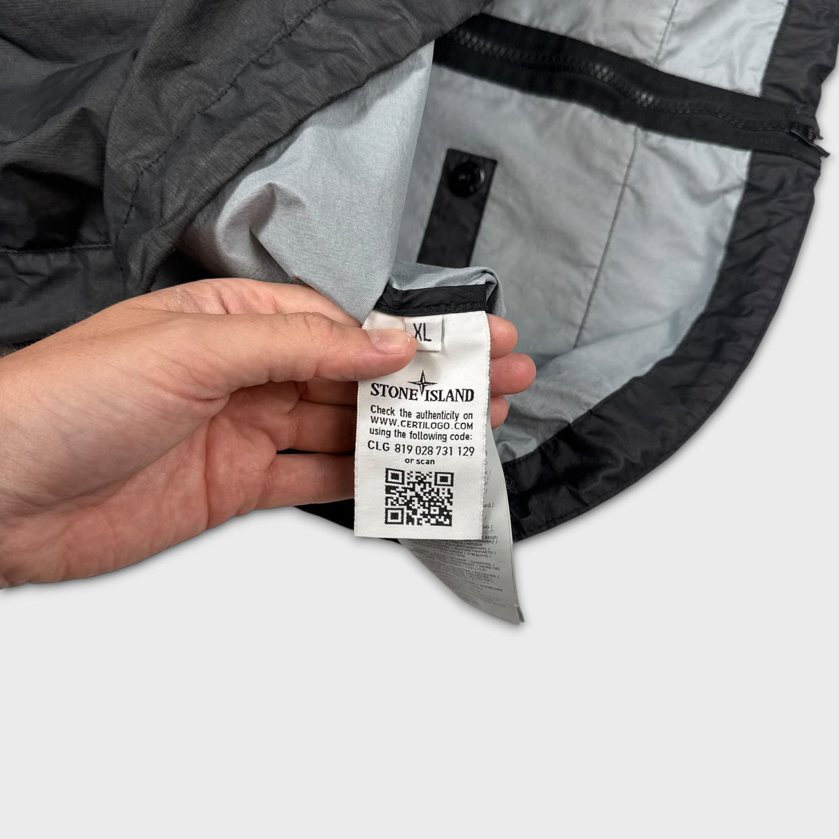 Stone Island Membrana 3L TC Hooded Jacket XL