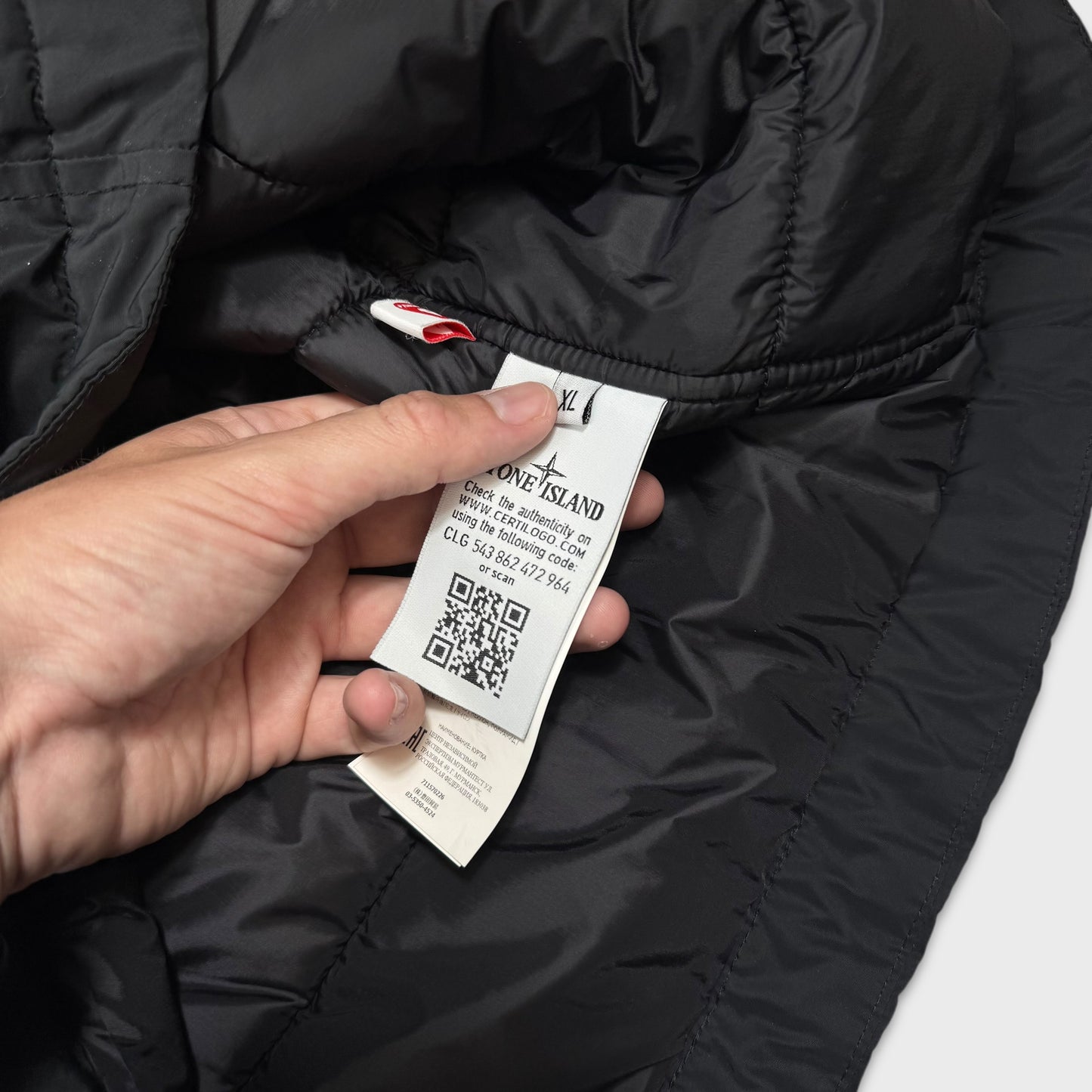 Stone Island Micro Reps Primaloft Insulation Technology Parka Jacket XL