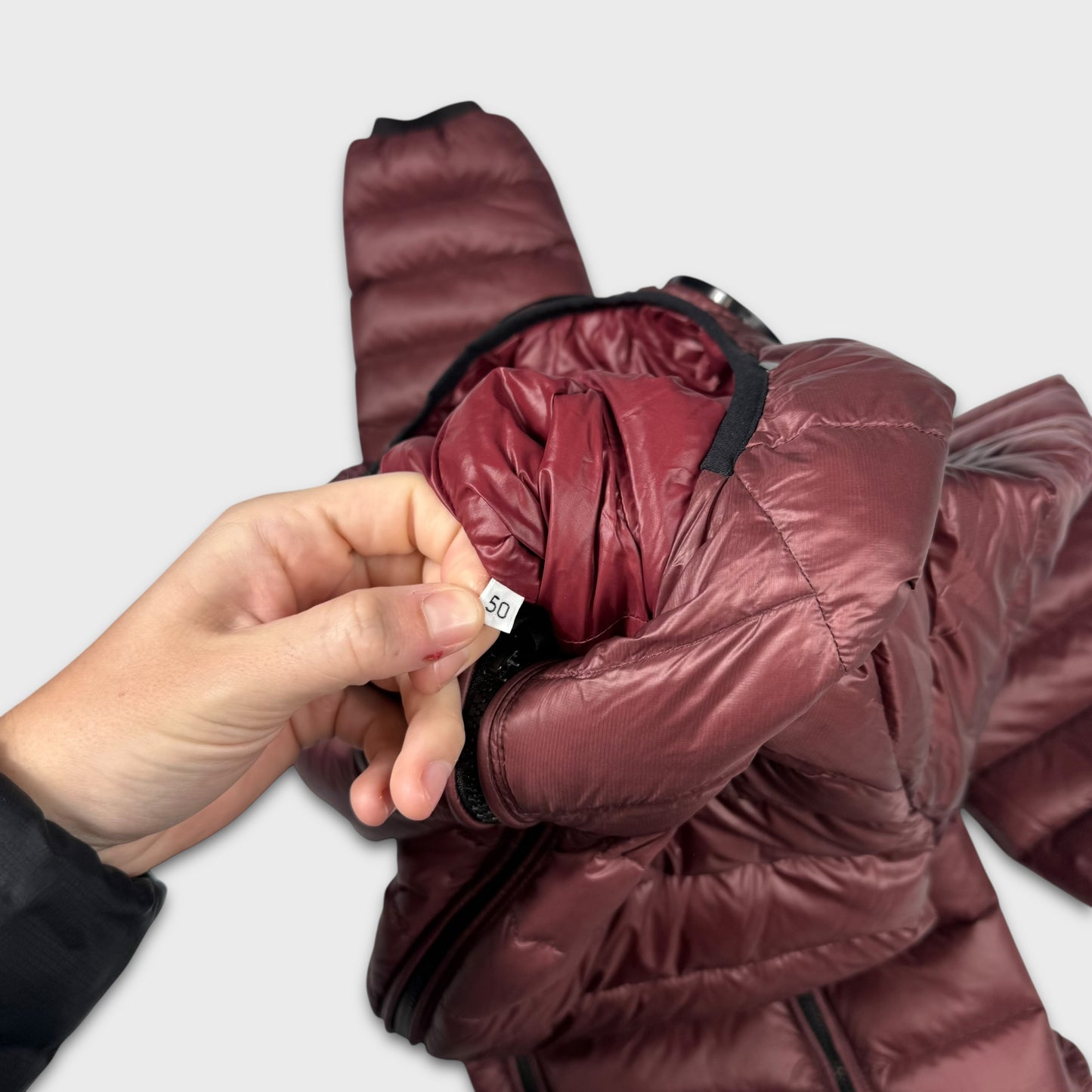 CP Company Burgundy DD Shell Goggle Jacket L