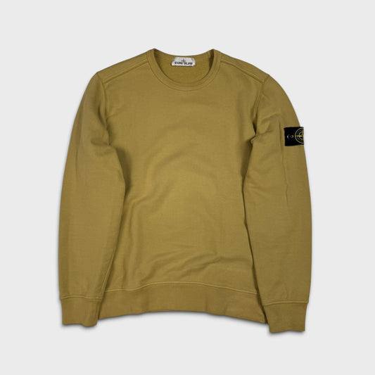 Stone Island Mustard Crewneck Sweatshirt M