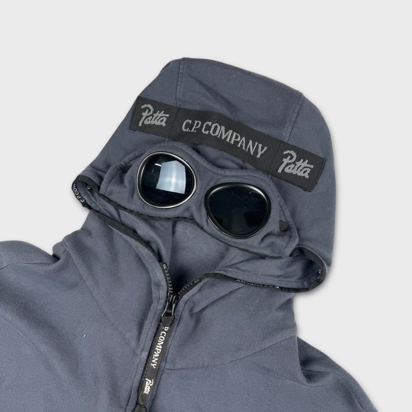 CP Company x Patta Full Zip Goggle Hoodie Sweatshirt XL