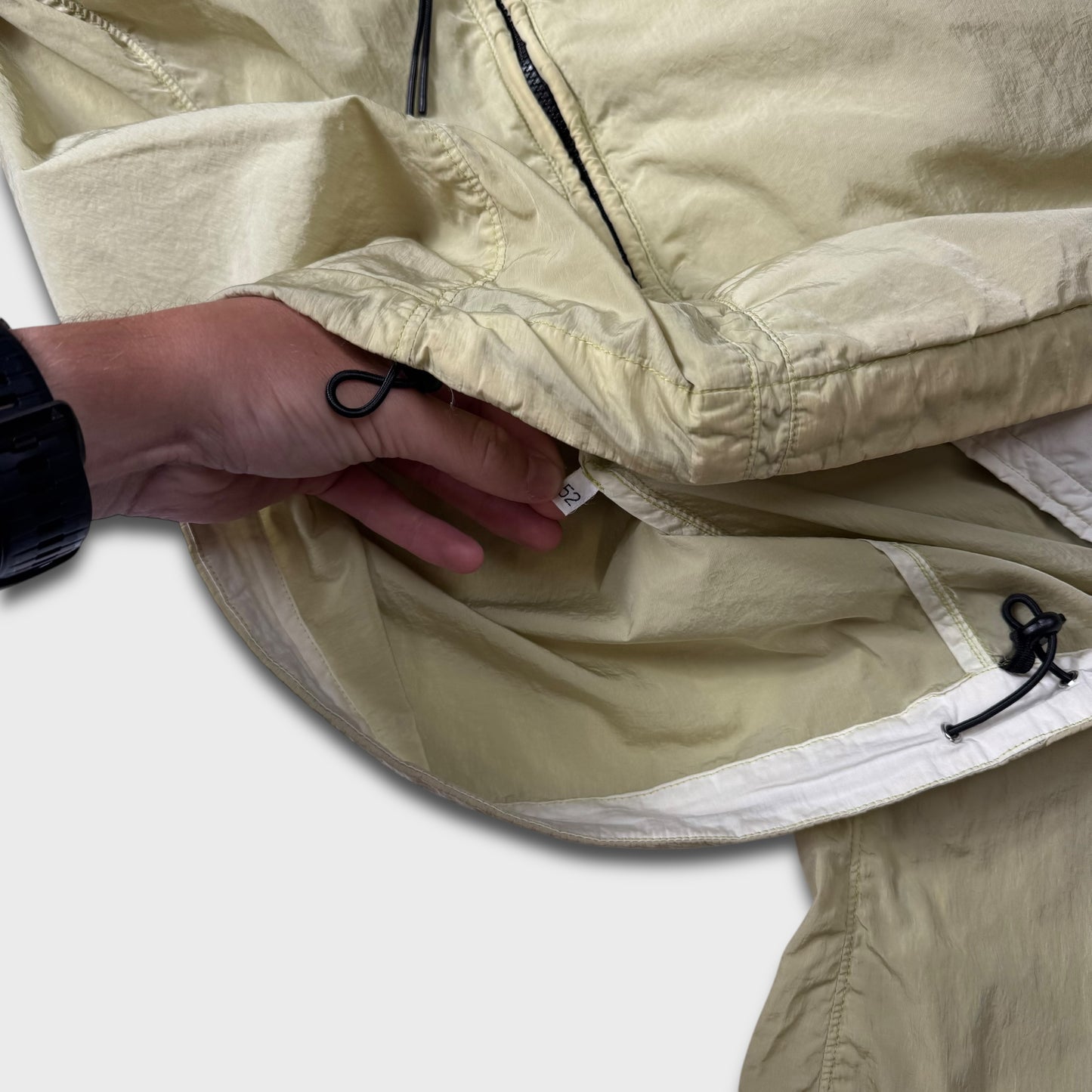 CP Company Pale Yellow Chrome Lens Jacket XL