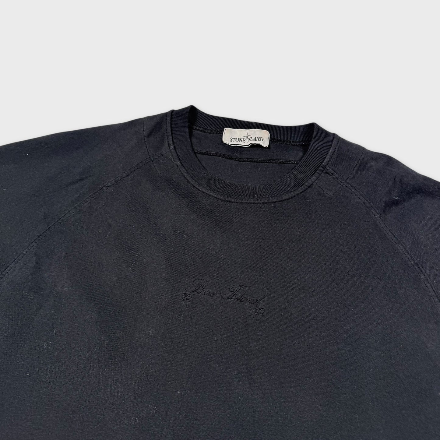Stone Island Black 40th Anniversary T-Shirt L