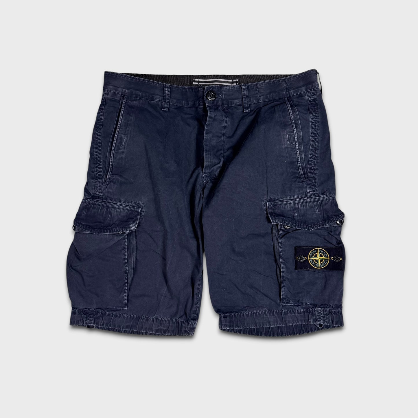 Stone Island Badge Cargo Shorts W34