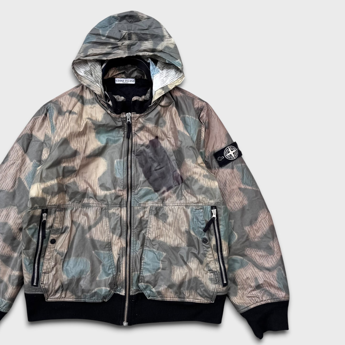 Stone Island ‘Ice Camouflage’ Quilted Jacket XXL