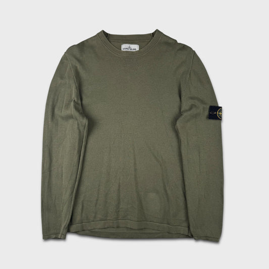 Stone Island Olive Knit Jumper L