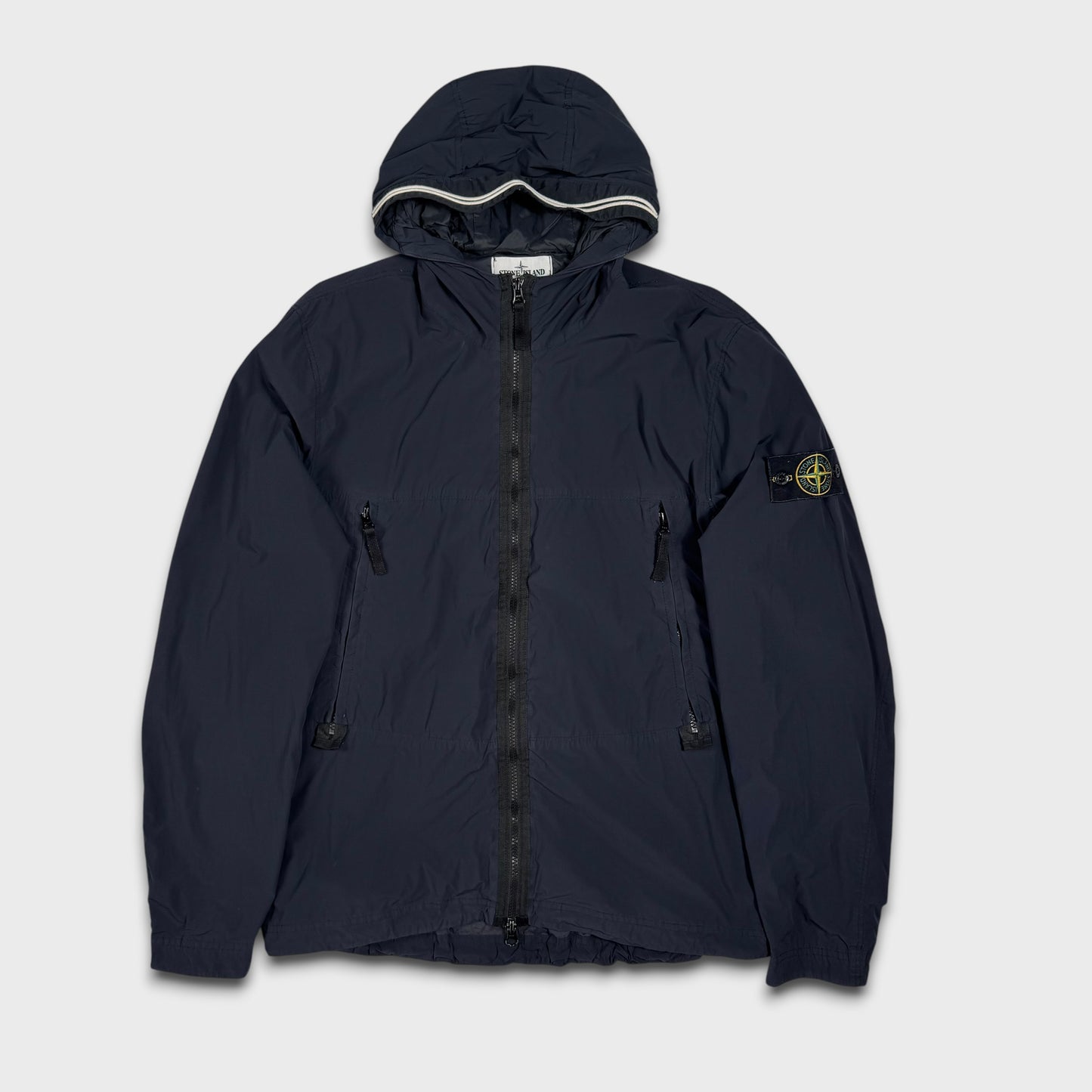 Stone Island Navy Skin Touch Nylon TC Jacket L