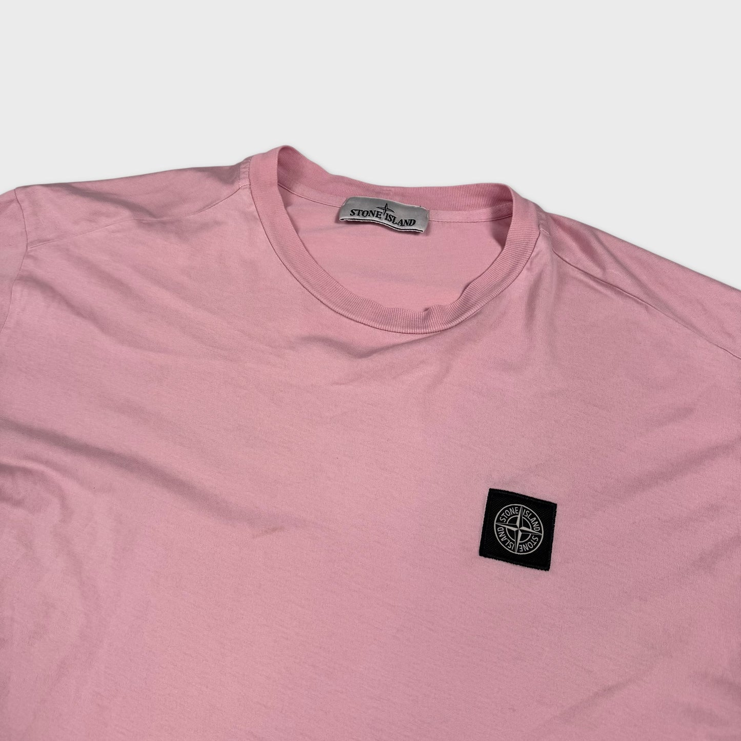Stone Island Baby Pink Compass T-Shirt L