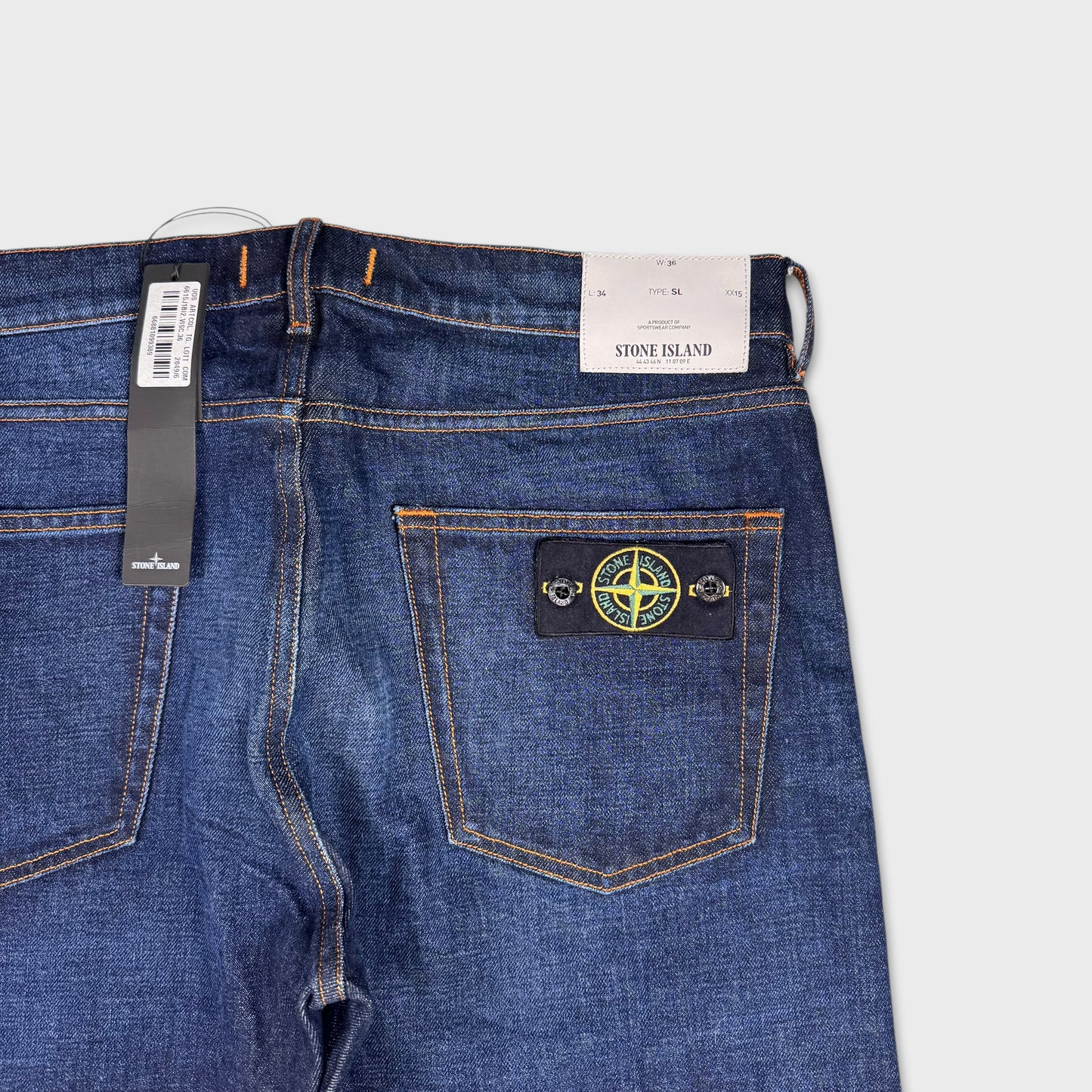Stone Island Dark Blue Denim Jeans W36 NEW