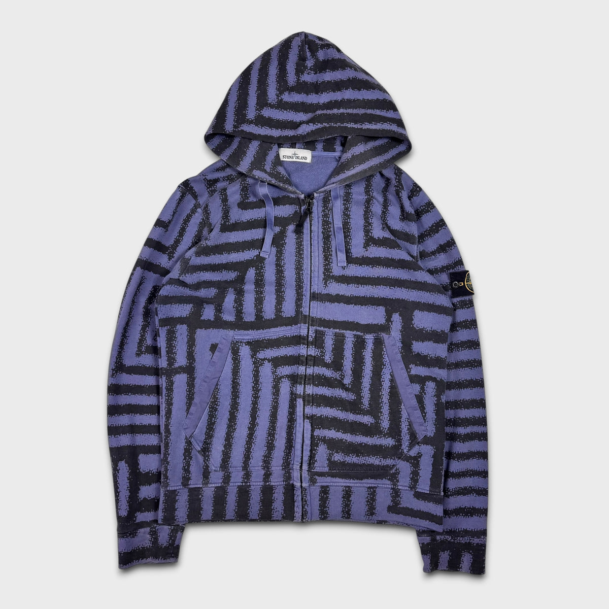 Stone Island ‘Dazzle’ Zip Hoodie L
