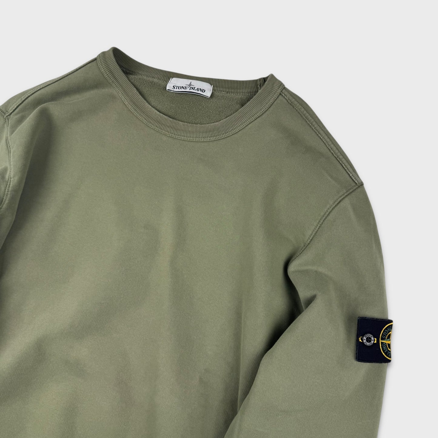 Stone Island Olive Green Crewneck XXL