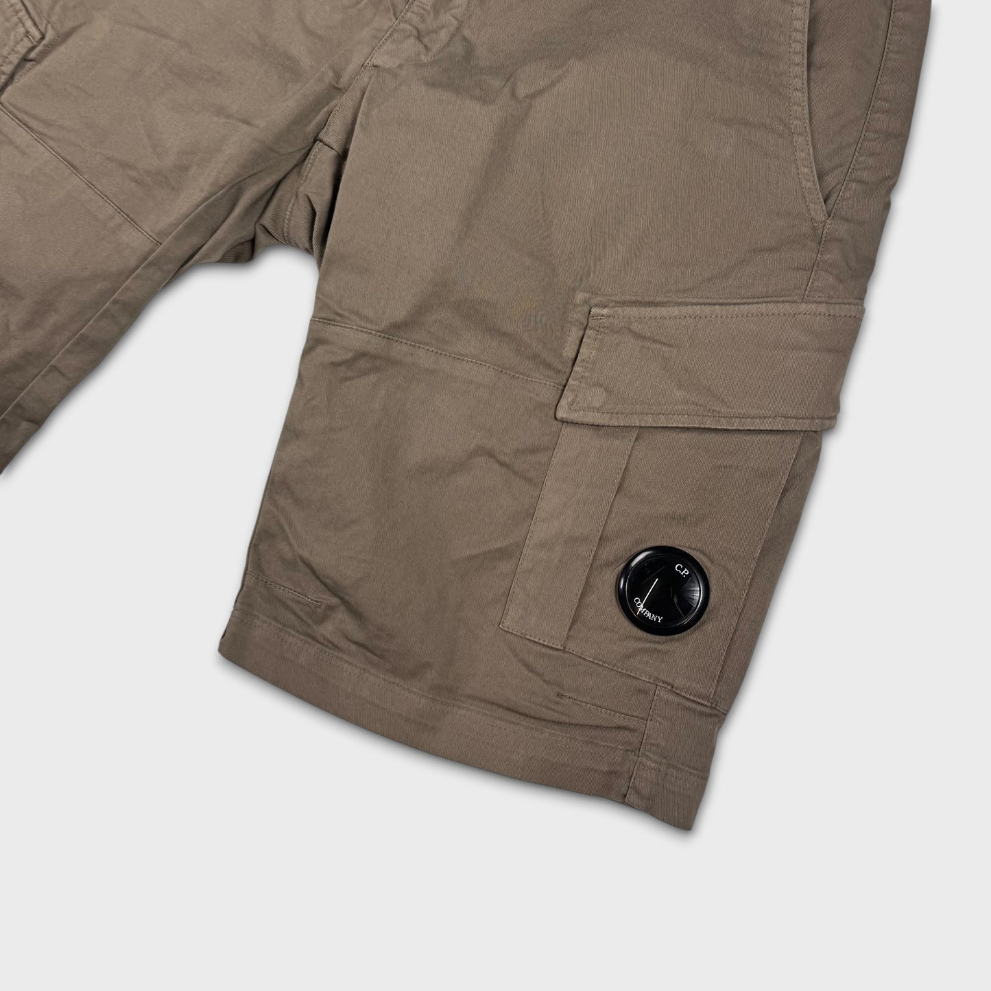 CP Company Khaki Lens Cargo Shorts XL