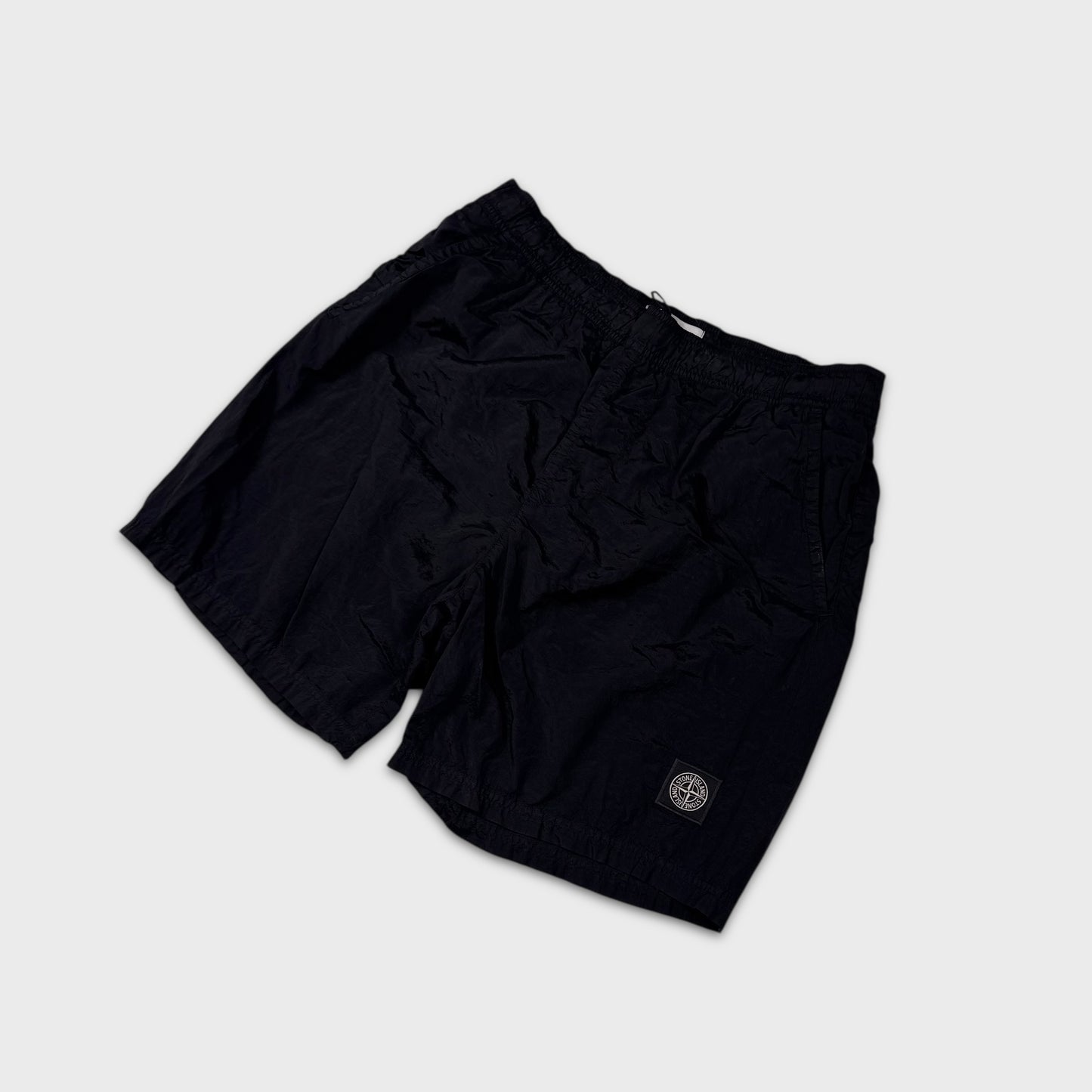 Stone Island Black Nylon Metal Shorts M
