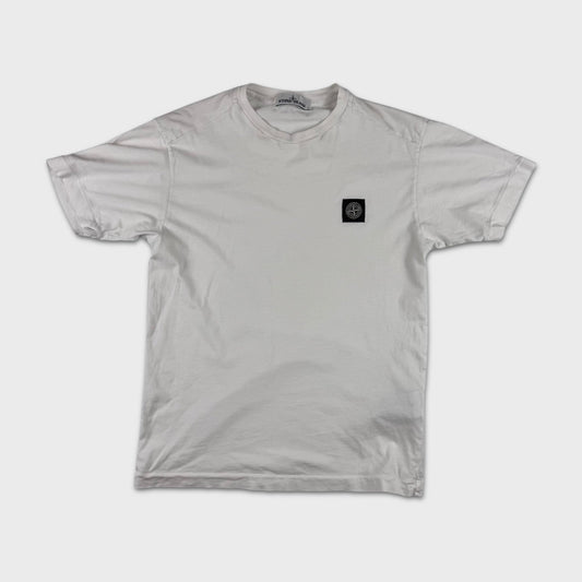 Stone Island White Compass T-Shirt L