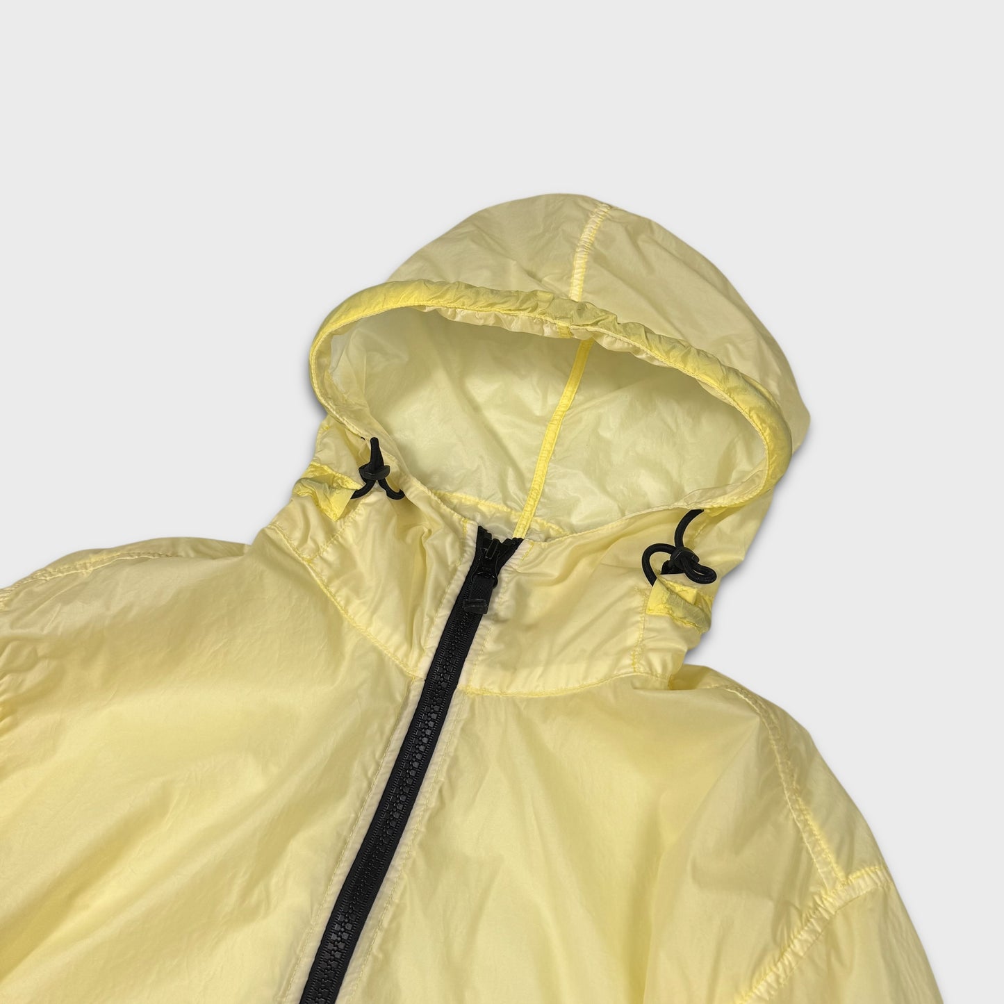 Stone Island Yellow Lamy Velour Jacket L