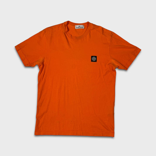 Stone Island Orange Compass T-Shirt L