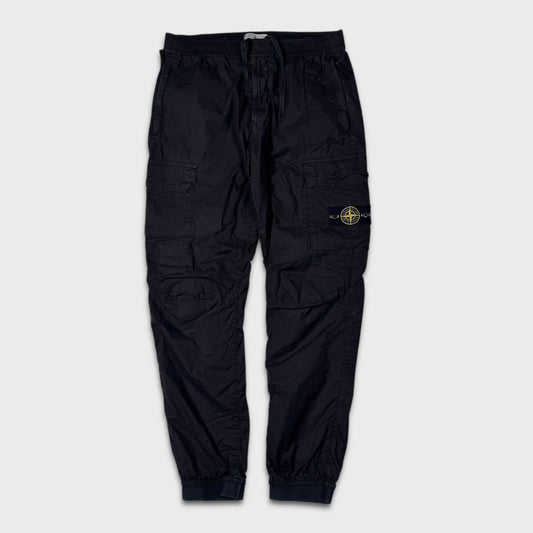 Stone Island Black Tela Cargo Pants W34