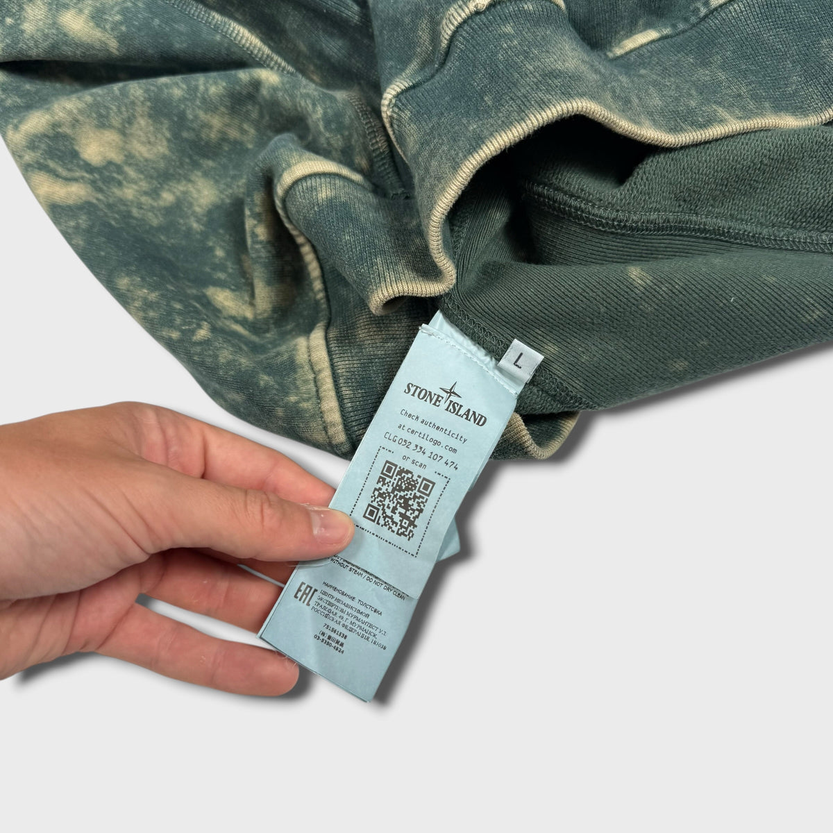 Stone Island OVD Dye Camo Crewneck L