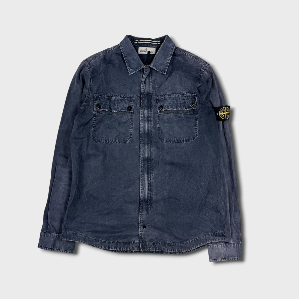 Stone Island Full Zip Overshirt L